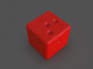 oogie boogie skull dice 3D Print Model