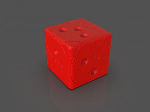 oogie boogie skull dice 3D Print Model