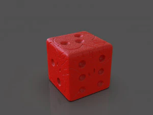 oogie boogie skull dice 3D Print Model