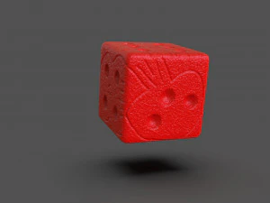 oogie boogie skull dice 3D Print Model