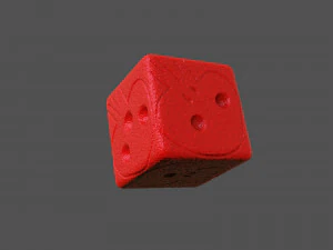 oogie boogie skull dice 3D Print Model