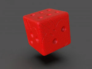 oogie boogie skull dice 3D Print Model