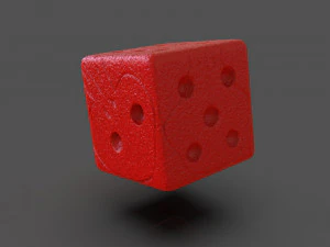 oogie boogie skull dice 3D Print Model