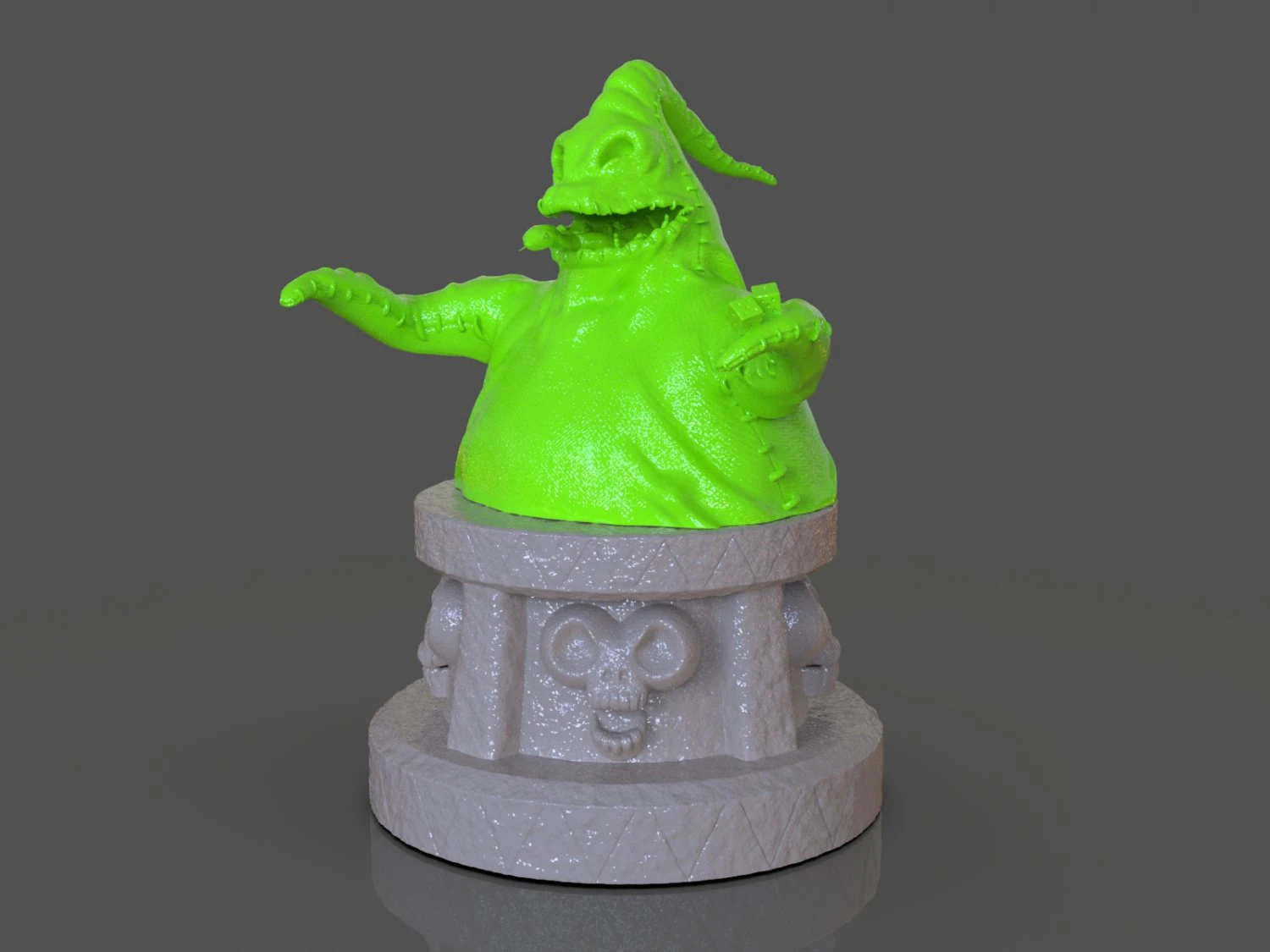 oogie boogie bust 3D Print Model .c4d .max .obj .3ds .fbx .stl .blend 