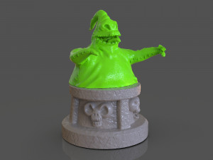oogie boogie bust Modelo de Impressão 3D