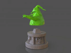 oogie boogie bust 3D Print Model