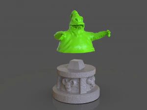 oogie boogie bust 3D Print Model