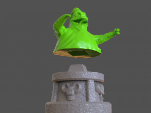 oogie boogie bust Modelo de Impressão 3D