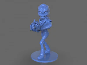 escultura alien&iacute;gena cripto 137 Modelo de Impressão 3D