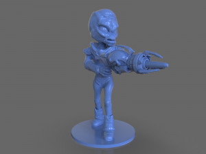 alien crypto 137 sculpture Modèles 3D en vedette