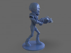 alien crypto 137 sculpture Modèles 3D en vedette