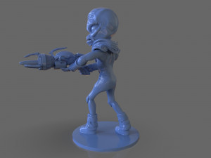 alien crypto 137 sculpture Modèles 3D en vedette