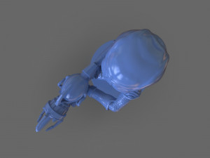 alien crypto 137 sculpture Modèles 3D en vedette