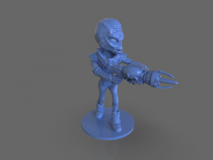 alien crypto 137 sculpture Modèles 3D en vedette