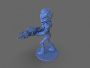 alien crypto 137 sculpture Modèles 3D en vedette
