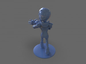 alien crypto 137 sculpture Modèles 3D en vedette