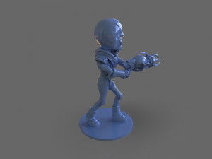 alien crypto 137 sculpture Modèles 3D en vedette
