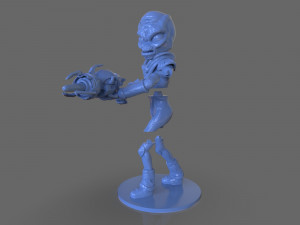 alien crypto 137 sculpture Modèles 3D en vedette