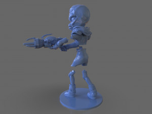 alien crypto 137 sculpture Modèles 3D en vedette