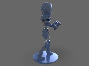 alien crypto 137 sculpture Modèles 3D en vedette