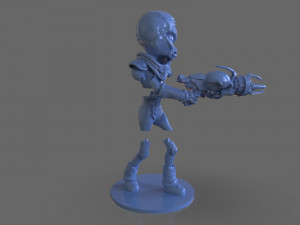 alien crypto 137 sculpture Modèles 3D en vedette