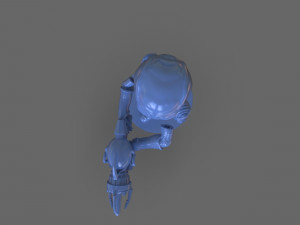 alien crypto 137 sculpture Modèles 3D en vedette