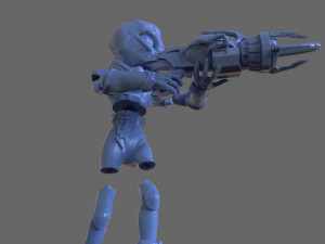 alien crypto 137 sculpture Modèles 3D en vedette