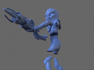 alien crypto 137 sculpture Modèles 3D en vedette