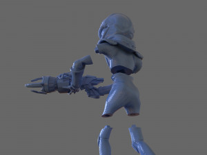 alien crypto 137 sculpture Modèles 3D en vedette