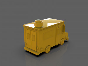restaurant figurines pack 3d print model 3D Baskı Modeli