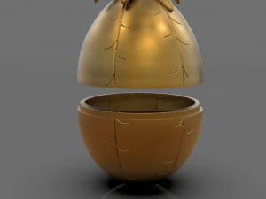 common welsh green egg dragon 3D Print Model