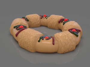 stylized king cake mexican style 3D Print Model
