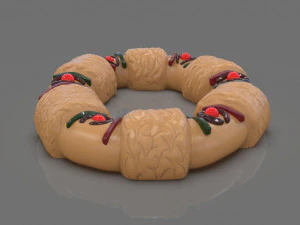stylized king cake mexican style 3D Print Model