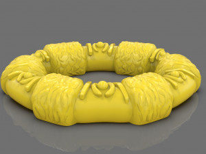 stylized king cake mexican style 3D प्रिंट मॉडल