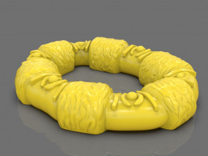 stylized king cake mexican style 3D प्रिंट मॉडल