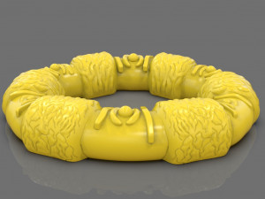 stylized king cake mexican style 3D प्रिंट मॉडल