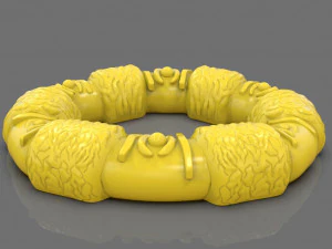 stylized king cake mexican style 3D Print Model