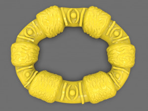 stylized king cake mexican style 3D प्रिंट मॉडल