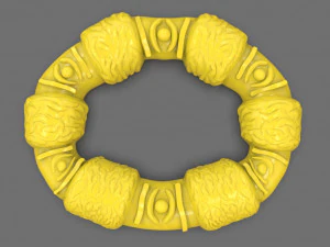 stylized king cake mexican style 3D Print Model