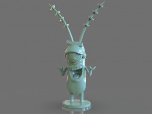 plankton arttoy sculpture 3Dプリントモデル