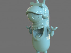 plankton arttoy sculpture 3D Принт Модель