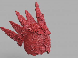 natural headpiece mask 3d print Modèles 3D en vedette