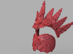 natural headpiece mask 3d print Modèles 3D en vedette