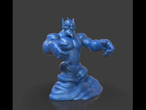modo malvado do g&ecirc;nio de aladdin Modelo de Impressão 3D