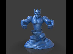 aladdins genie evil mode 3D Print Model
