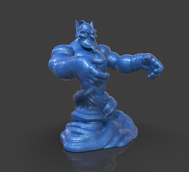 Download aladdins genie evil mode 3D Model