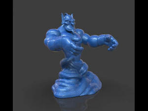 aladdins genie evil mode 3D Print Model