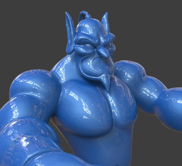 Download aladdins genie evil mode 3D Model