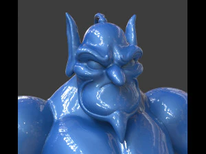 aladdins genie evil mode 3D Print Model