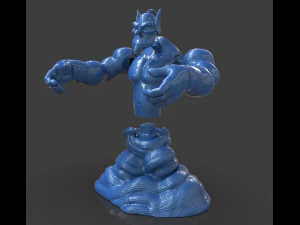 aladdins genie evil mode 3D Print Model